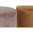 Repousa Pés Dkd Home Decor Cor de Rosa Dourado Metal Madeira Laranja Poliéster Veludo (35 X 35 X 35 cm) (2 Unidades)