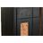 Aparador Dkd Home Decor Preto Rotim Madeira de Mangueira (160 X 40 X 90 cm)