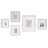 Molduras de Parede Dkd Home Decor Cristal Natural Mdf Branco Boho (32,5 X 1,5 X 45 cm)