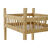 Prateleira de Casa de Banho Dkd Home Decor Natural Bambu (38,5 X 39,5 X 86,5 cm)