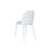 Cadeira de Sala de Jantar Dkd Home Decor Branco Poliuretano Polipropileno (51,5 X 44,5 X 81 cm)