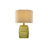 Lâmpada de Mesa Home Esprit Verde Bege Dourado Cristal 50 W 220 V 38 X 38 X 57 cm