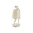 Lâmpada de Mesa Home Esprit Branco Resina 40 W 220 V 29 X 25 X 62,5 cm