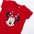 Camisola de Manga Curta Infantil Minnie Mouse Vermelho 3 Anos