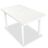 Mesa Jantar Para Exterior 7 Un. 126x76x72 Cm Branco