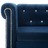 Sofás Chesterfield Forma De L Estofos Veludo 199x142x72 Cm Azul