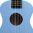 Conjunto ukulele soprano infantil com saco 23" azul-bebé