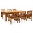 3058092 7 Piece Garden Dining Set With Cushions Solid Acacia Wood (45963+2x312131)