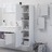 Armário de Casa de Banho 30x30x130 cm Contraplacado Branco