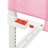 Barra de Segurança P/ Cama Infantil Tecido 150x25 cm Rosa