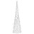 Pirâmide Iluminação Decorativa Leds Acrílico 120 cm Branco Frio