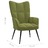 Cadeira de Descanso Veludo Verde-claro