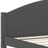 Estrutura de Cama 120x200 cm Pinho Maciço Cinzento-escuro