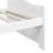 Sofá-cama de 3 Lugares 90x200 cm Madeira de Pinho Maciça Branco