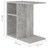 Mesa de Apoio 50x30x50 cm Contraplacado Cinzento Cimento