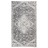 Tapete de Exterior Tecelagem Lisa 115x170 cm Cinzento-claro