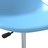 Cadeiras de Jantar Giratórias 4 pcs Pp Azul