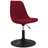 Cadeiras de Jantar Giratórias 4 pcs Veludo Vermelho Tinto