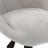 Cadeira de Jantar Giratória Veludo Cinzento-claro