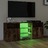 Móvel de Tv com Luzes LED 120x30x50 cm Carvalho Fumado