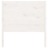 Cabeceira de Cama 106x4x100 cm Pinho Maciço Branco