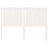Cabeceira de Cama 140,5x4x100 cm Madeira de Pinho Maciça Branco
