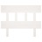 Cabeceira de Cama 78,5x3x81 cm Pinho Maciço Branco