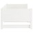 Estrutura Sofá-cama de Puxar 2x(90x190) cm Pinho Maciço Branco
