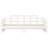 Estrutura Sofá-cama de Puxar 2x(80x200) cm Pinho Maciço Branco