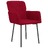Cadeiras de Jantar 2 pcs Veludo Vermelho Tinto