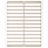 Estrutura de Cama 120x200 cm Madeira Maciça Branco