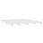 Estrutura de Cama King 150x200 cm Pinho Maciço Branco