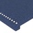Cabeceira de Cama Tecido 90x5x78/88 cm Azul