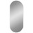 Espelho de Parede Oval 70x30 cm Prateado