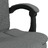 Cadeira de Escritório Reclinável Tecido Cinzento-escuro