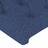 Cabeceira de Cama C/ Abas Tecido 93x16x78/88 cm Azul