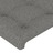 Cabeceira de Cama C/ Abas Tecido 83x16x78/88 cm Cinzento-escuro