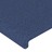 Cabeceira de Cama C/ Abas Tecido 93x16x118/128 cm Azul