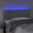 Cabeceira de Cama C/ Luzes LED Veludo 90x5x78/88 cm Cinza-claro