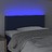 Cabeceira de Cama C/ Luzes LED Tecido 90x5x78/88 cm Azul