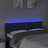 Cabeceira de Cama C/ Luzes LED Tecido 144x5x78/88 cm Azul