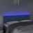Cabeceira de Cama C/ Luzes LED Veludo 144x5x78/88cm Azul-escuro