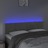 Cabeceira de Cama C/luzes LED Veludo 144x5x78/88 cm Cinza-claro