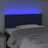Cabeceira de Cama C/ Luzes LED Tecido 80x5x78/88 cm Azul