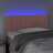 Cabeceira de Cama C/ Luzes LED Veludo 90x5x78/88 cm Rosa
