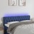 Cabeceira de Cama C/ Luzes LED Tecido 160x7x78/88 cm Azul