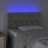 Cabeceira de Cama C/ Luzes LED Veludo 80x7x78/88 cm Cinza-claro