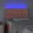 Cabeceira de Cama C/ Luzes LED Veludo 80x7x78/88 cm Rosa