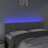 Cabeceira de Cama C/luzes LED Veludo 144x7x78/88 cm Cinza-claro