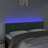 Cabeceira de Cama C/luzes LED Veludo 144x7x78/88cm Verde-escuro